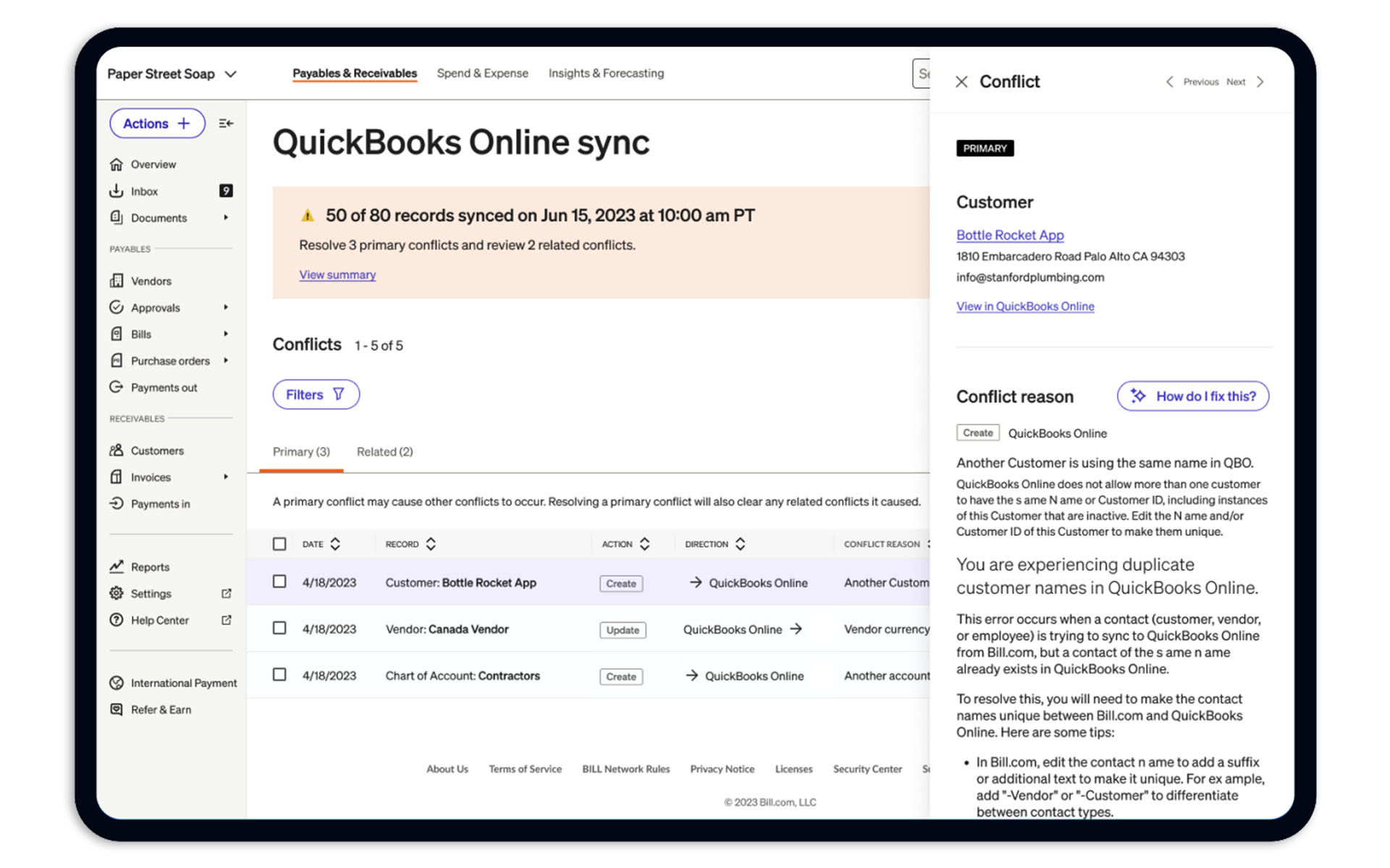 B2B UX Design – AI Sync Assistance Tool for Financial Integrations